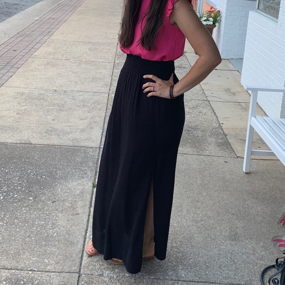 Black skirt